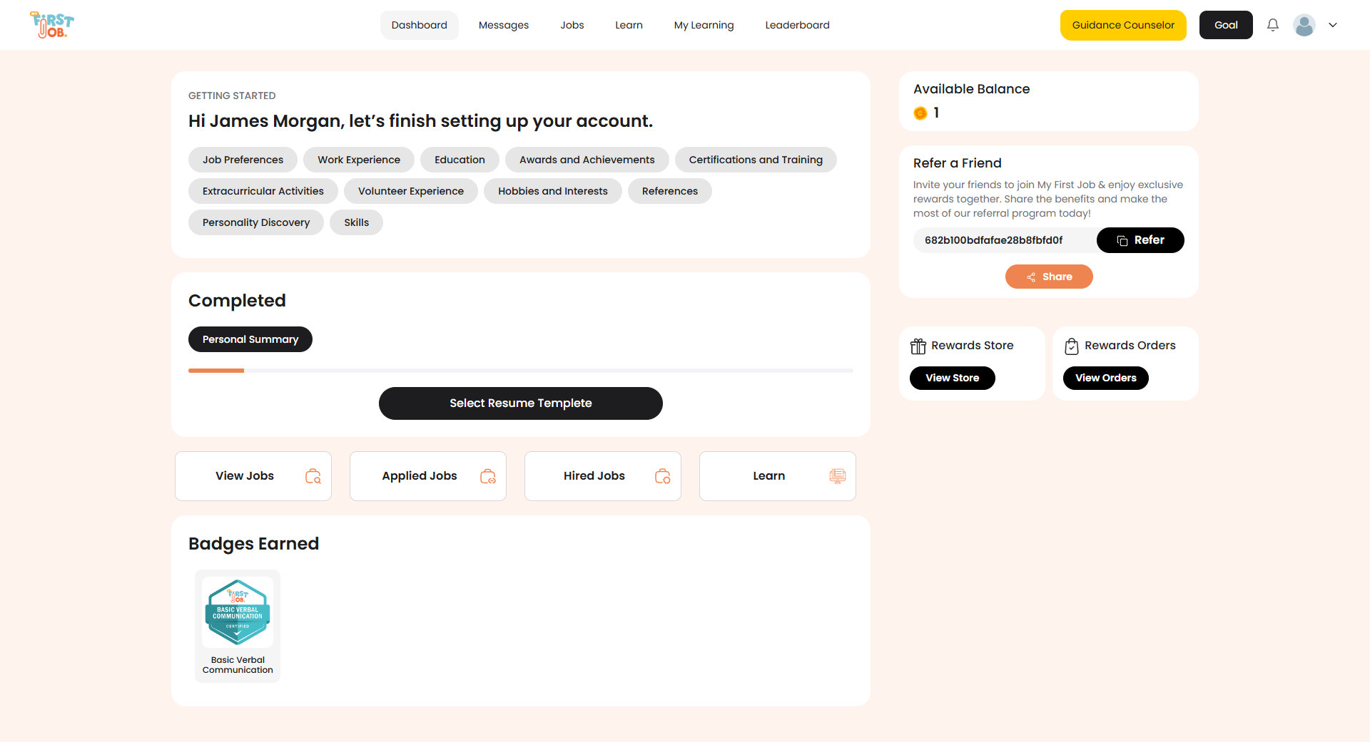 My First Job Platform
